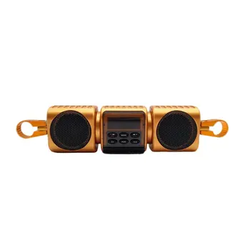 

12V Black Motorcycle MP3 Music Player Bluetooth Stereo for Harley for honda Speakers FM Radio With LED Display Waterproof