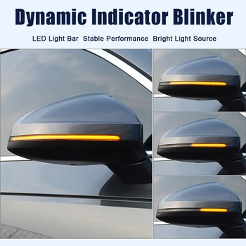 

Mirror Indicator LED Dynamic Turn Signal Light For Audi A4 S4 RS4 B9 2016-2019 A5 S5 RS5 Dynamic Indicator Blinker Repeater