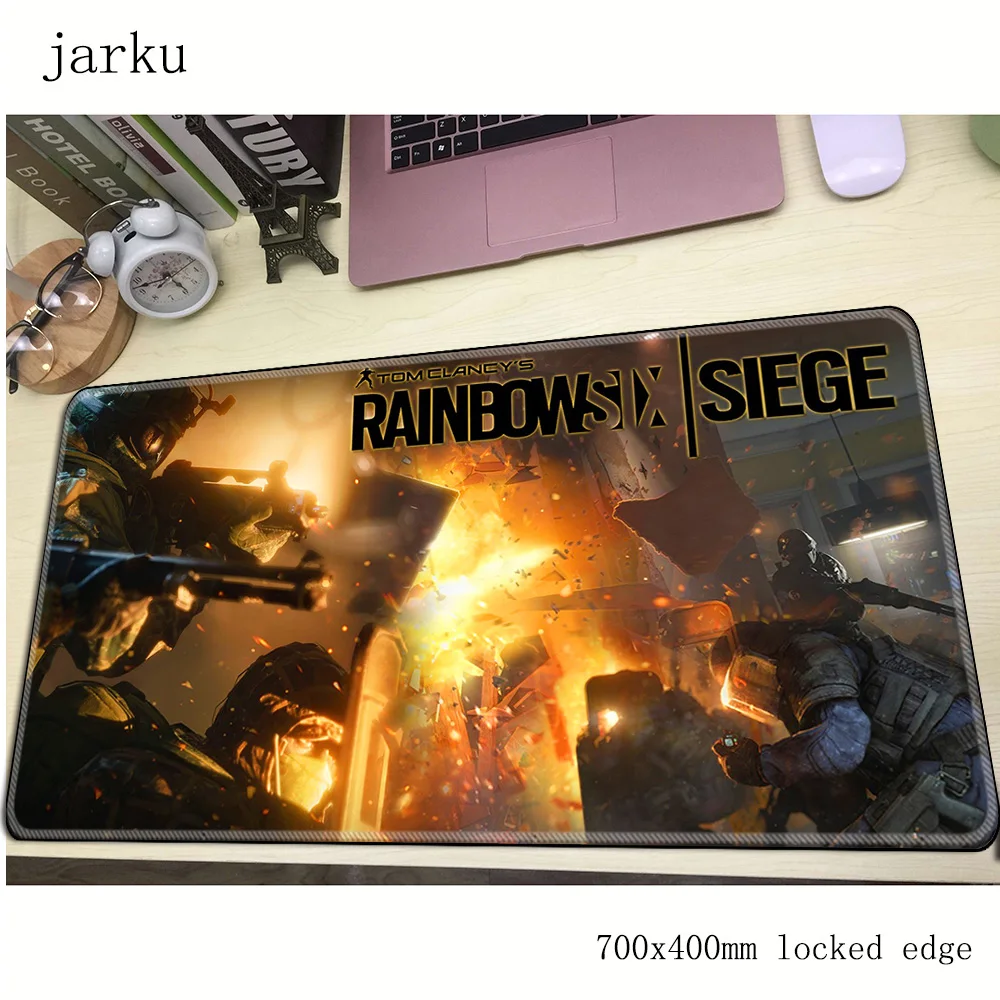 Коврик для мыши rainbow six siege gamer 700x400 мм коврик для мыши notbook большой игровой коврик для мыши большой лучший коврик для мыши стол для компьютера padmouse