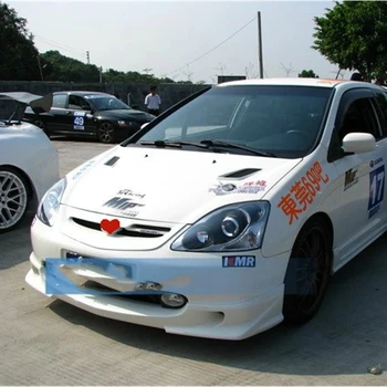 

Use For Honda Civic Si Ep3 Racing Grills 2002--05 Year Carbon Fibre Refitt Front Center Racing Grille Cover Accessorie Body Kit