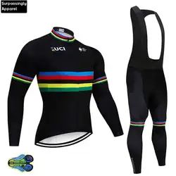 2019 UCI World Тур команда Чемпион Велоспорт Джерси одежда на заказ Pro с длинным рукавом 12D гель велосипед спортивная одежда для велосипеда Ropa Ciclismo