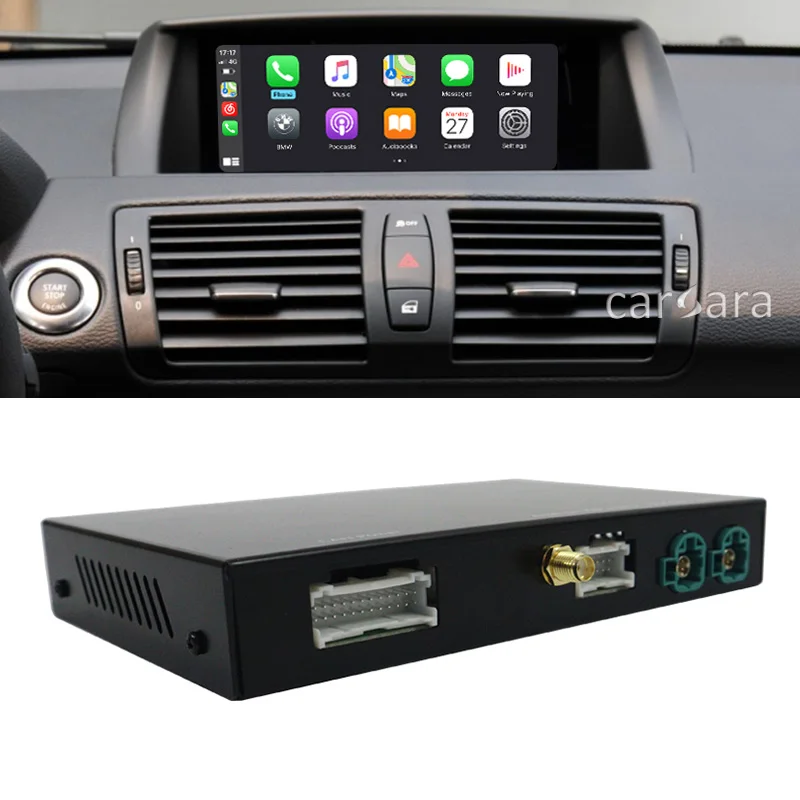 Адаптер интерфейса CarPlay 2 din для BMW E60 E70 E84 E87 E90 F07 F10 F11 F23 F45 F30 F31 F34 F32 F33 F36 X5 CIC NBT iOS
