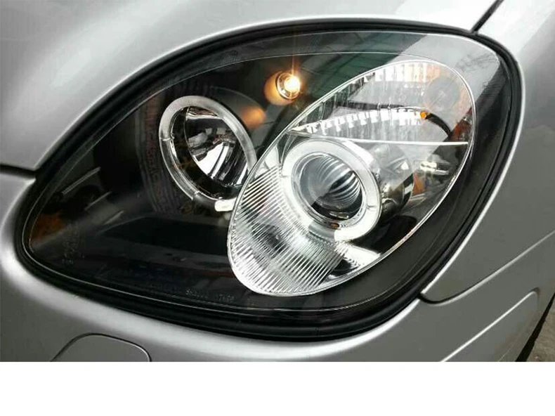 2 шт. автомобильный Стайлинг для Benz SLK R170 SLK200 SLK230 SLK350 светодиодный фары 1996-2003 с ангельскими глазами DRL HID/светодиодный налобный фонарь