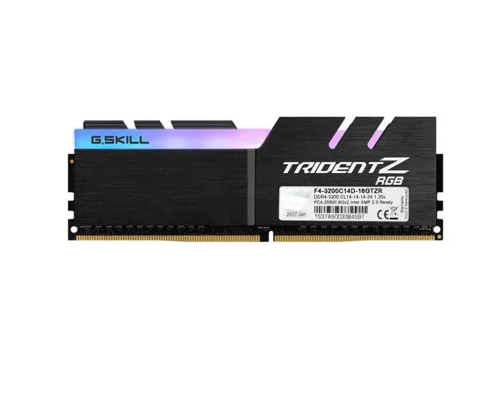 G. SKILL) Trident Z RGB серия DDR4 3200 C14 настольная память RGB светильник(F4-3200C14D-64GTZR
