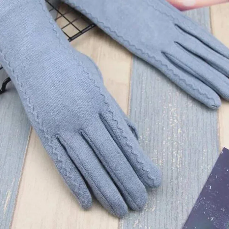 Модные элегантные кашемировые шерстяные перчатки для сенсорного экрана зимние женские высококлассные шерстяные ветрозащитные теплые перчатки для верховой езды D89