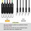 Resistance Bands Set Workout Exercise Fitness Gym Set Bands for Musle Training Physical Therapy Shape Body Workout From Home 2
