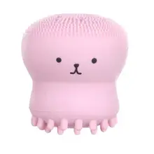 Горячая силиконовая кисть для очистки дица очищающее средство для лица Очиститель пор отшелушивающий скраб для лица моющая кисть для ухода за кожей Форма осьминога