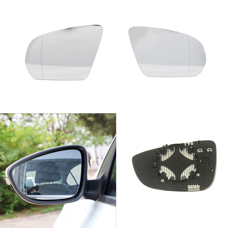For Volkswagen Sagitar 2012 Car accessories White Glass Replacement parts Left&ampRight Heating funtion Wing Rear Mirror | Автомобили и