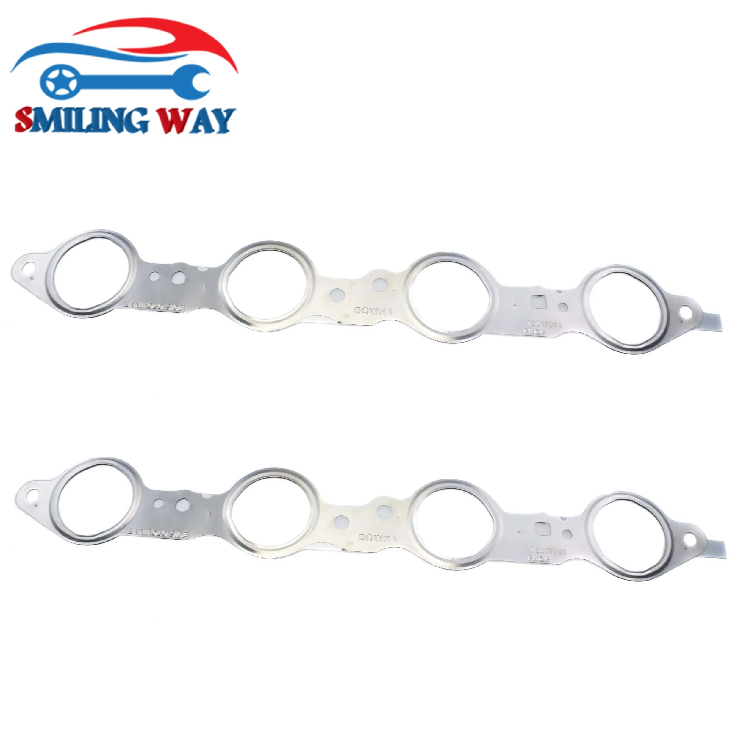 Exhaust Manifold Gasket Seal 12617944 For Hummer Cadillac GMC Buick Chevrolet Pontiac 4.3L 4.8L 5.3L 5.7L 6.0L 6.2L 6.6L V8