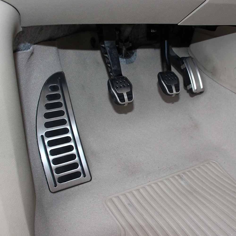 Stainless steel Car Pedal Pads Cover MT case For Ford Focus 2 MK2 3 4 MK3 MK4 Kuga Escape ST 2005-car pedals pedal cover stainless steel pedal cover