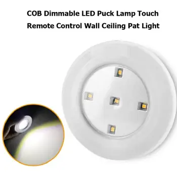 

Dimmable LED Cabinet Light with Remote Control Battery Operation LED Closet Light for Wardrobe Bathroom Lighting