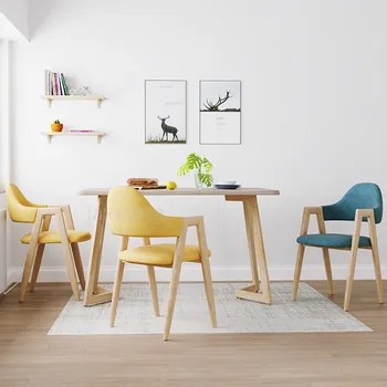 

A-shaped Nordic Dining Chair Modern Minimalist Ins Personality Restaurant Living Room Chair Back Leisure Lazy Stool Home Chairs
