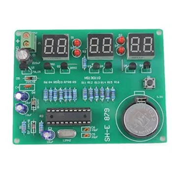 

AT89C2051 six-digit digital clock kit clock kit electronic clock kit parts 879