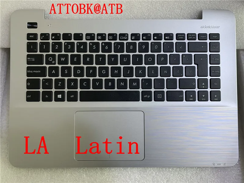 Novo UK TR Francês Espanhol Latino Teclado