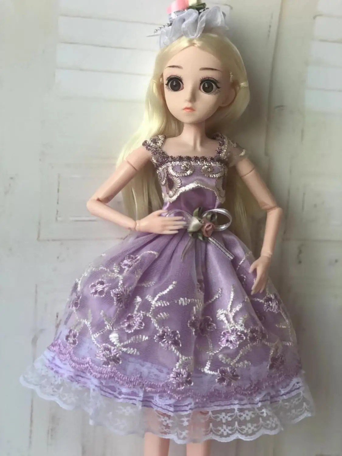 38 см набор кукол BJD реалистичные Изысканные милые игрушки для детей подарок для девочек макияж Косплей куклы аксессуары - Цвет: 5