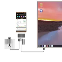 Type C концентратор портативный usb-концентратор с зарядка PD HDMI USB 3,0 алюминиевая док-станция для Macbook для мобильного телефона для планшета