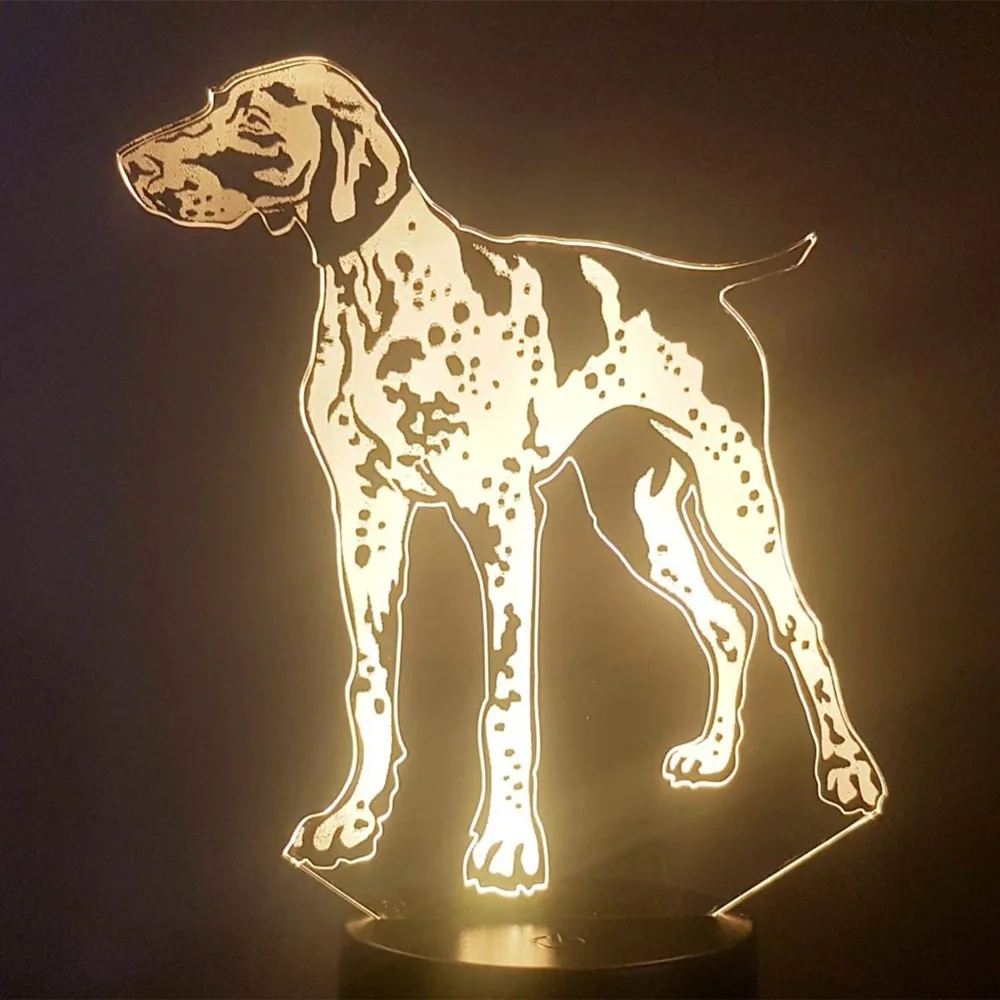 Единорог 3D светодиодный светильник, ночник, 7 цветов, меняющий Usb 3d светильник, Рождественский декоративный подарок, мультяшная игрушка, Luminaria, вечерние - Испускаемый цвет: Color Changeable