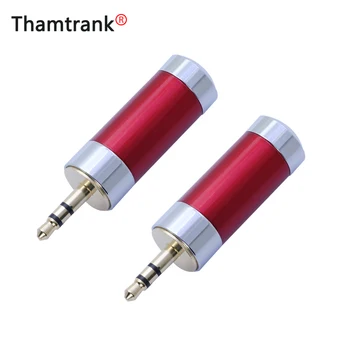 

2pcs/1pair 3.5mm Jack 3 Pole Luxury Gold-plated Earphone Plug for DIY Earphone Repairing Wire Connector Fixed for 6mm/8mm Cable