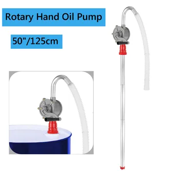 

50 Inch Self Priming Rotary Oil Diesel Fuel Hand Pump Barrel Suction Transfer Tool 22L/min