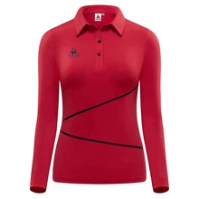 Закрученная женская футболка с длинным рукавом для гольфа, весенне-осенняя футболка для гольфа, 3 цвета на выбор