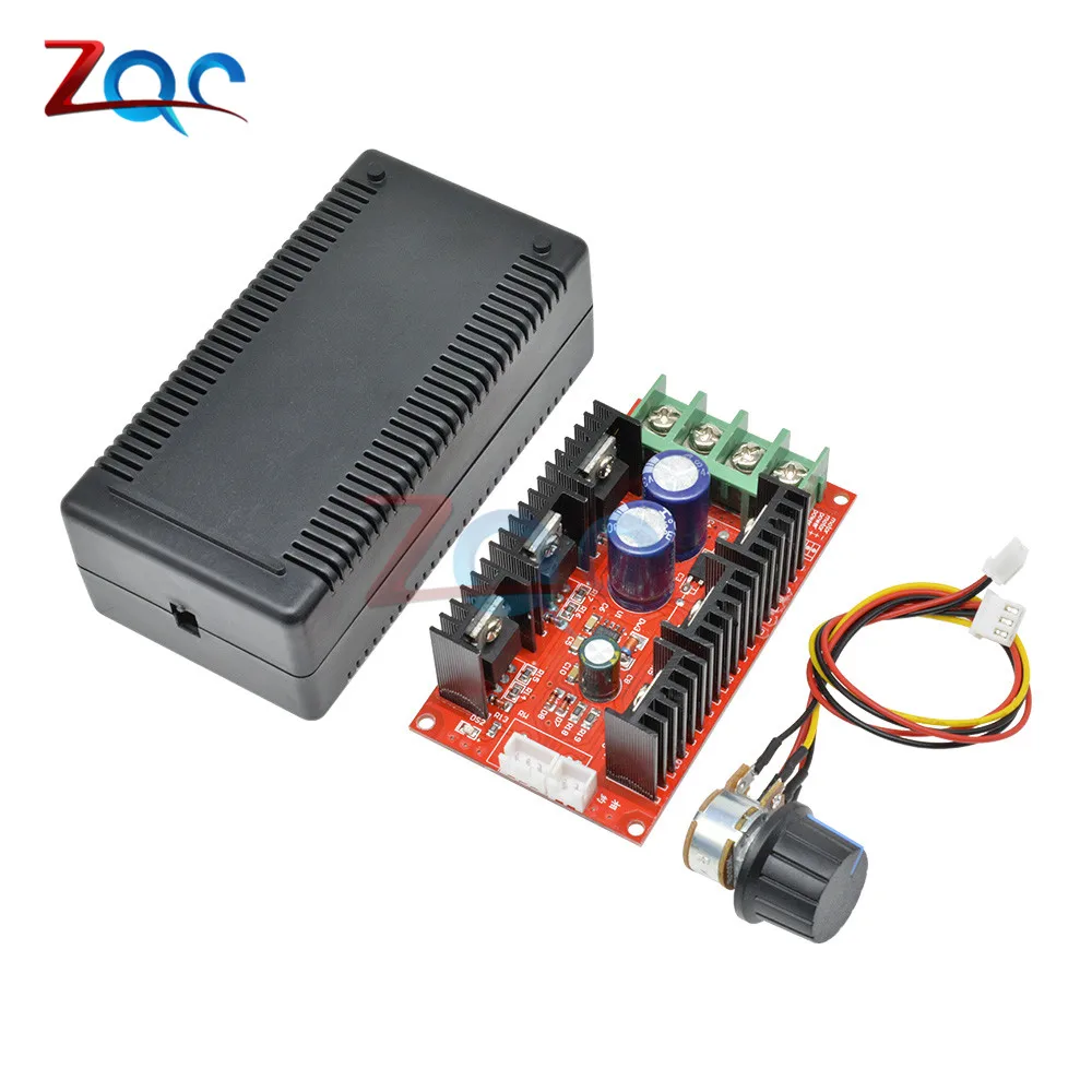 DC 12V 24V 48V 2000W 10-50V MAX 40A DC Motor Speed Controller PWM HHO RC Fan Governor Car Regulator Power Control Switch