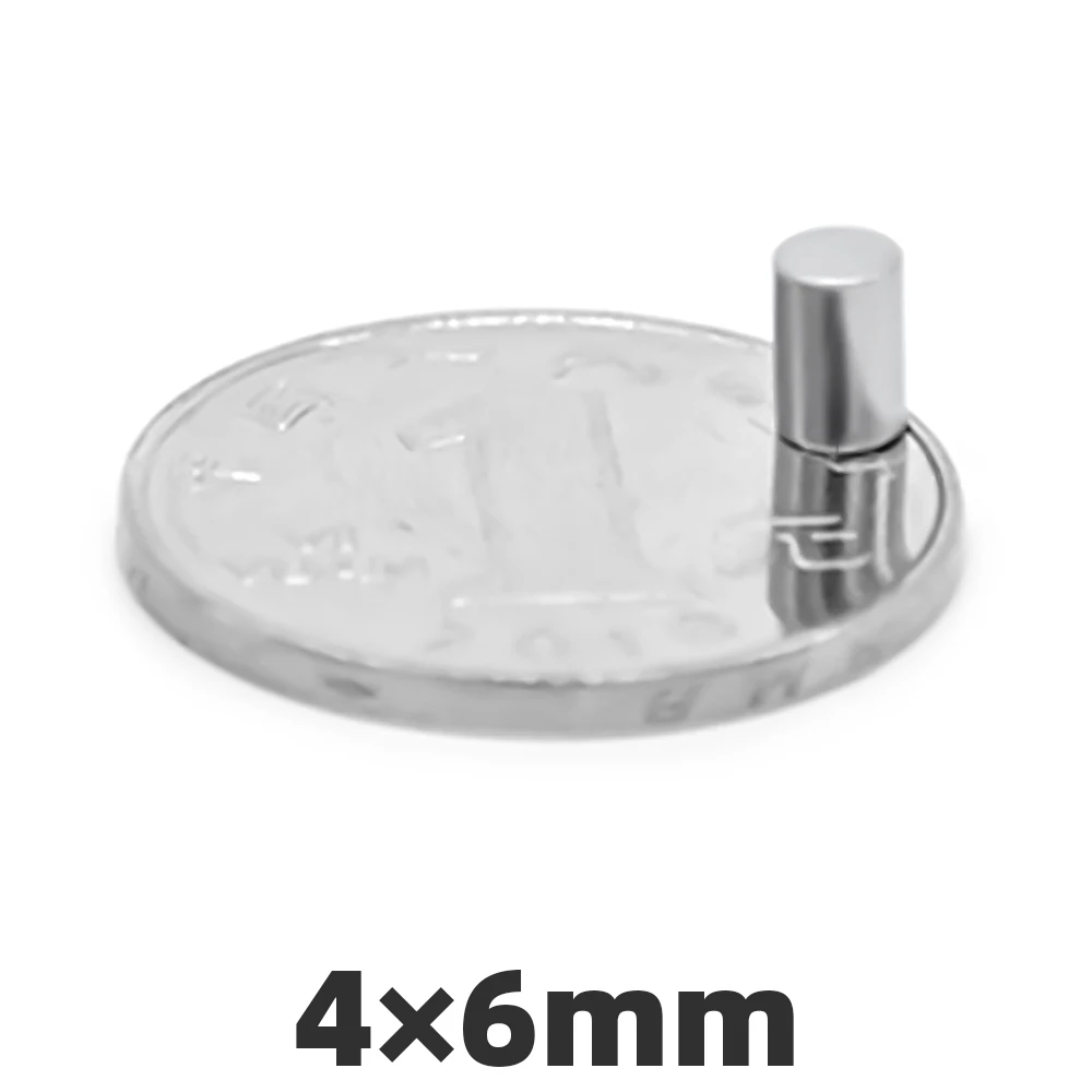AIDIY 50/100/200 штук 4x6 Круглый N35 Магниты Неодимового диска супер мощный сильный редкоземельный неодимовый магнит 4*6 мм