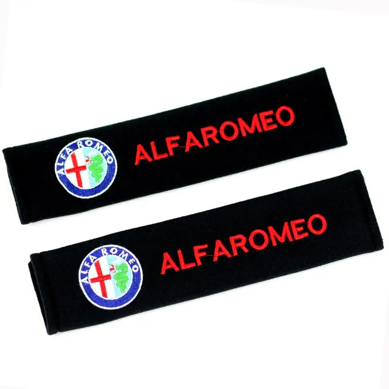 Отличный автомобильный Стайлинг Авто Чистый хлопок значок чехол для Alfa Romeo 156 147 159