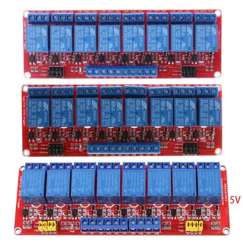 

8 Channel Relay Module High and Low Level Trigger Relay Control with Optocoupler