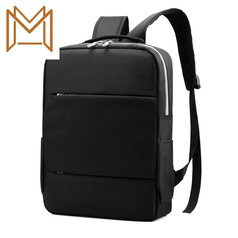 

Concise Inch Computer Package Male Backpack Oxford Water Nylon Package Leisure Time Business Affairs Both Shoulders