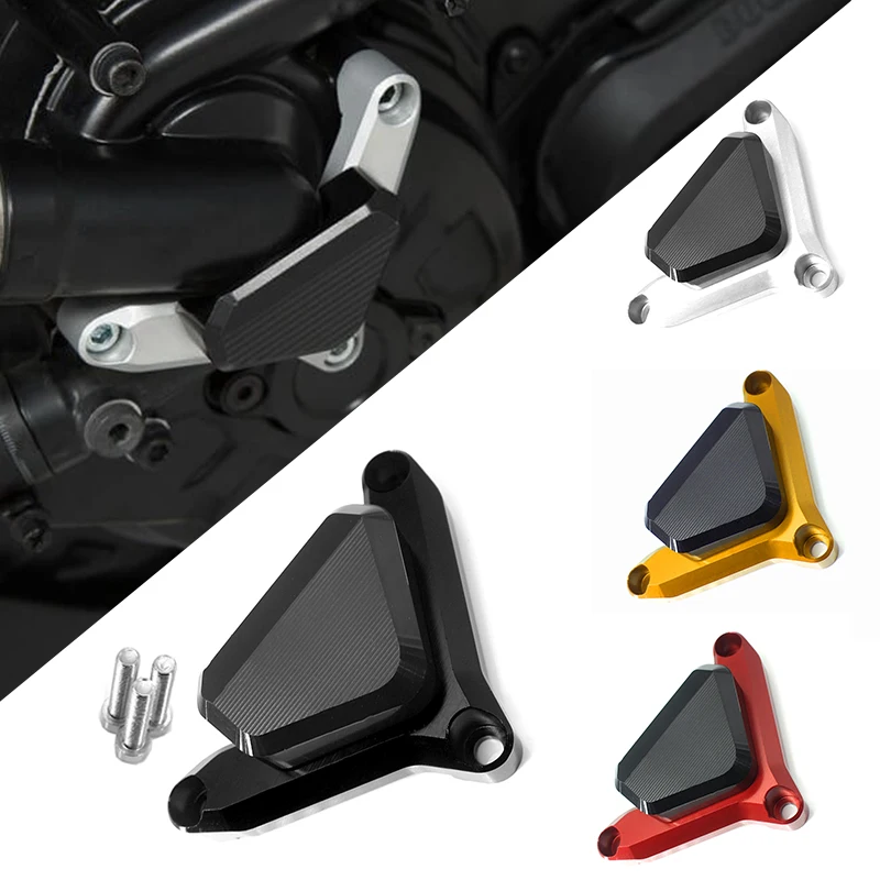 

For Ducati Diavel Monster 821 1200S Hypermotard Multistrada 939 950 1200 1260 Motor Water Pump Protector Guard Cover Crash Pad