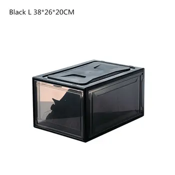 

2020Hot 1PCS Large Capacity Drawer Shoe Box Clear Plastic Shoes Box Clear Plastic Shoe Box Organizer Basketball Shoes