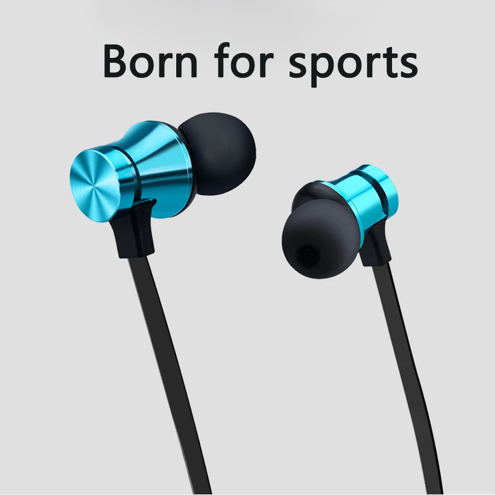 100 шт магнитные Bluetooth наушники V4.2 стерео Спортивная беспроводная гарнитура водонепроницаемые наушники с микрофоном для iPh для samsung