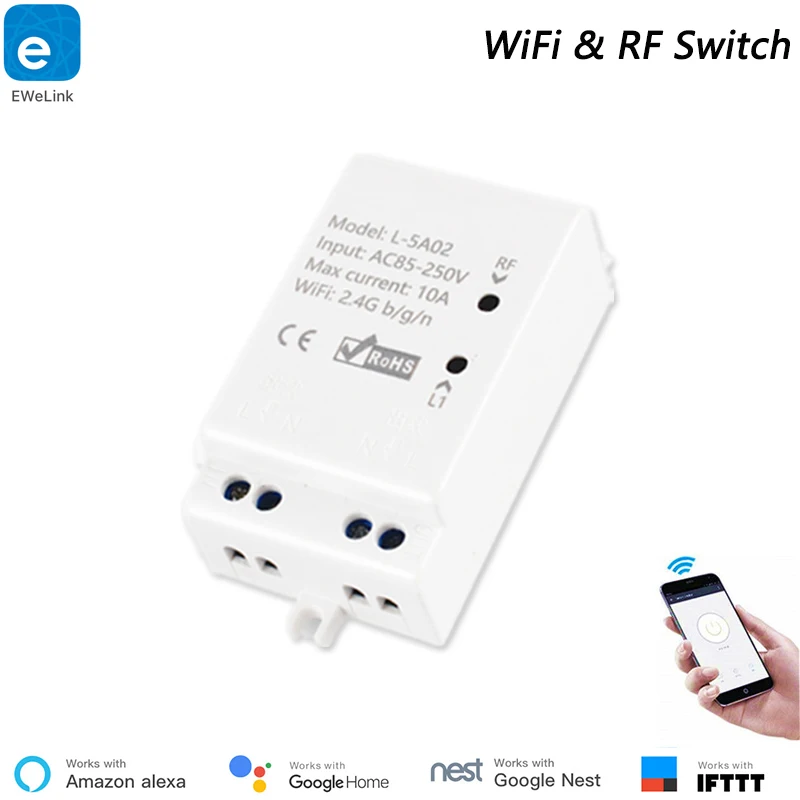Смарт переключатель EWeLink RF WiFi 433 МГц пульт дистанционного управления модули для