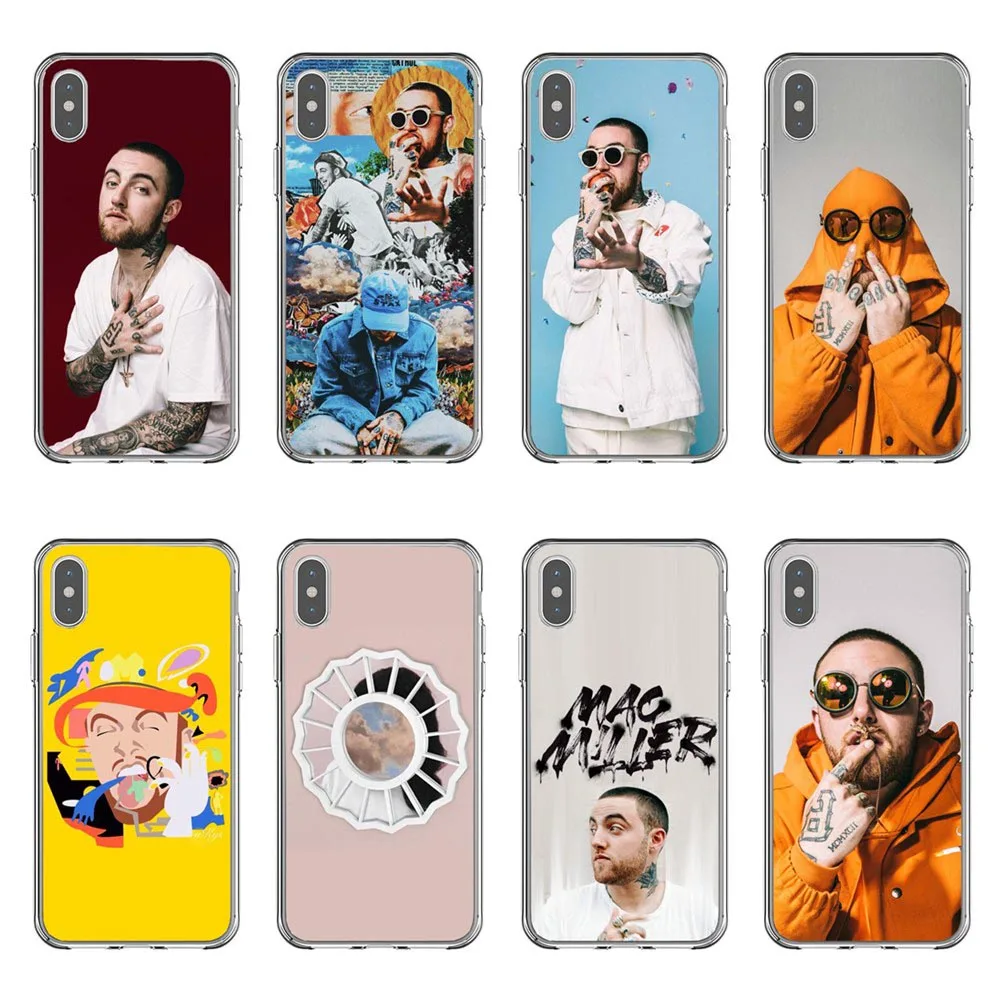 Macs Miller чехол силиконовый мягкий чехол для телефона iPhone X10 чехлы-накладки для iPhone 5 5S SE 6 6SPlus 7 8 Plus XR XS MAX