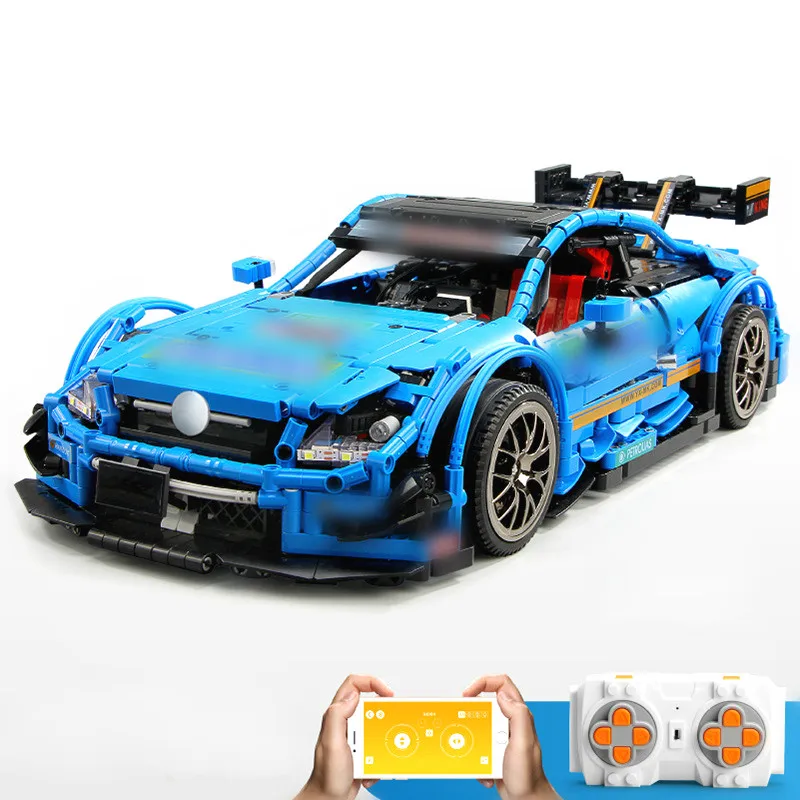 

C63 Technical series 13073 1970Pcs Compatible MOC-6687 APP programming remote control RC Car Set Building Blocks Toy