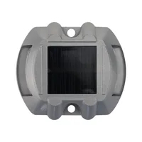 Waterproof blink lamp Path Light Solar Road Stud Paving IP68 Outdoor Driveway Pathway Yard Garden Step Lamps Warning Light 2018 1
