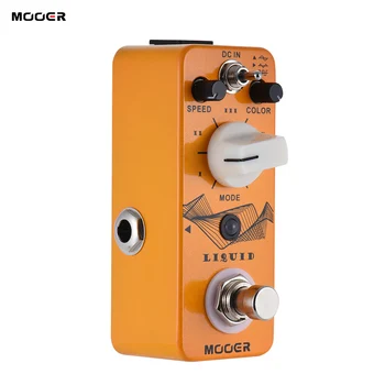 

MOOER Audio Micro Liquid Digital Phaser Guitar Effect Pedal 5 different phase effect types 3 selectable wave form types
