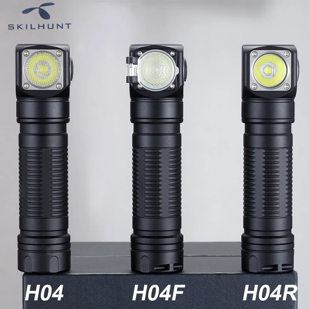 Светодиодный фонарь SKILHUNT H04 H04R H04F Cree Рабочий с аккумулятором 18650