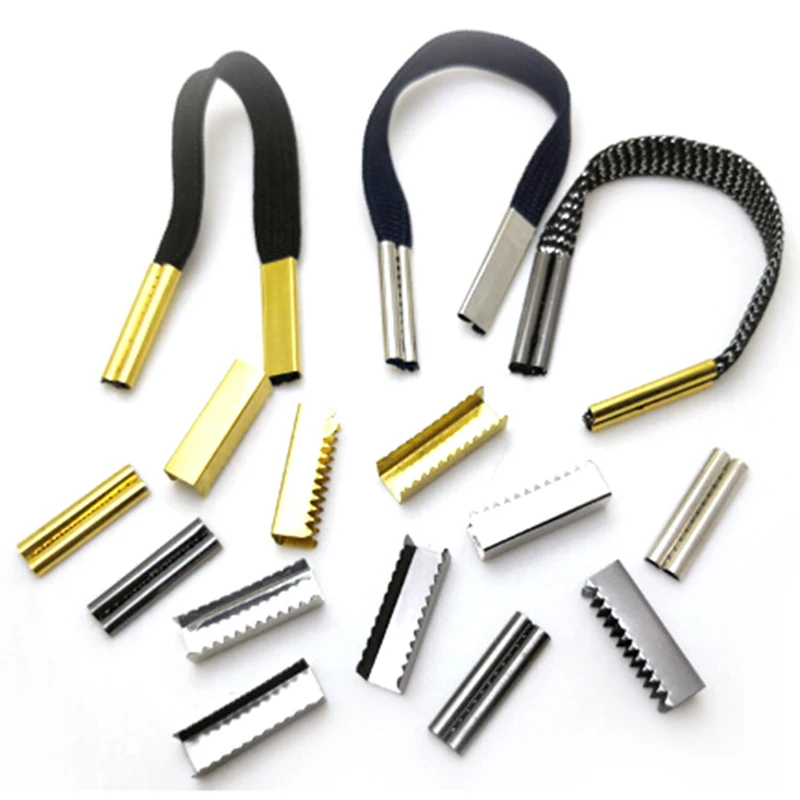 

10Pcs/lot 7.5*25mm Metal Shoelaces Tips Replacement Head DIY Shoelaces Accessories 3Colors