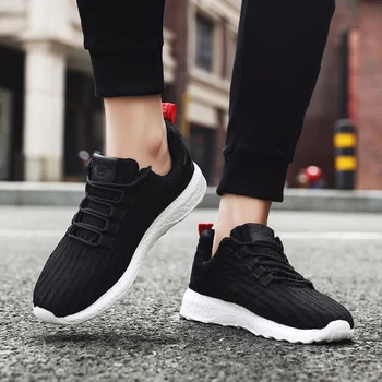 

Men 39 casual mesh shoes sneaker Fashionable leisure mens breathable men 2020 Breathable Light Shoes sale sapato trainers Mens
