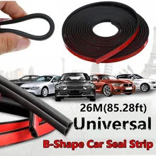 1 х 26 м крышка автомобиля уплотнение полосы вспененный материал Тип B форма защитный аксессуар