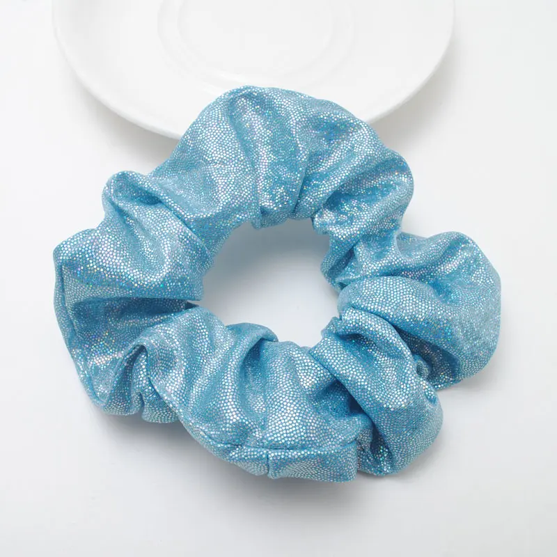 Aqua 6 piece 6 шт., новинка, женские резинки для волос, блестящая резинка для волос, нормальный размер, резинка для волос, модный подарок, аксессуары для волос - Цвет: Aqua 6 piece