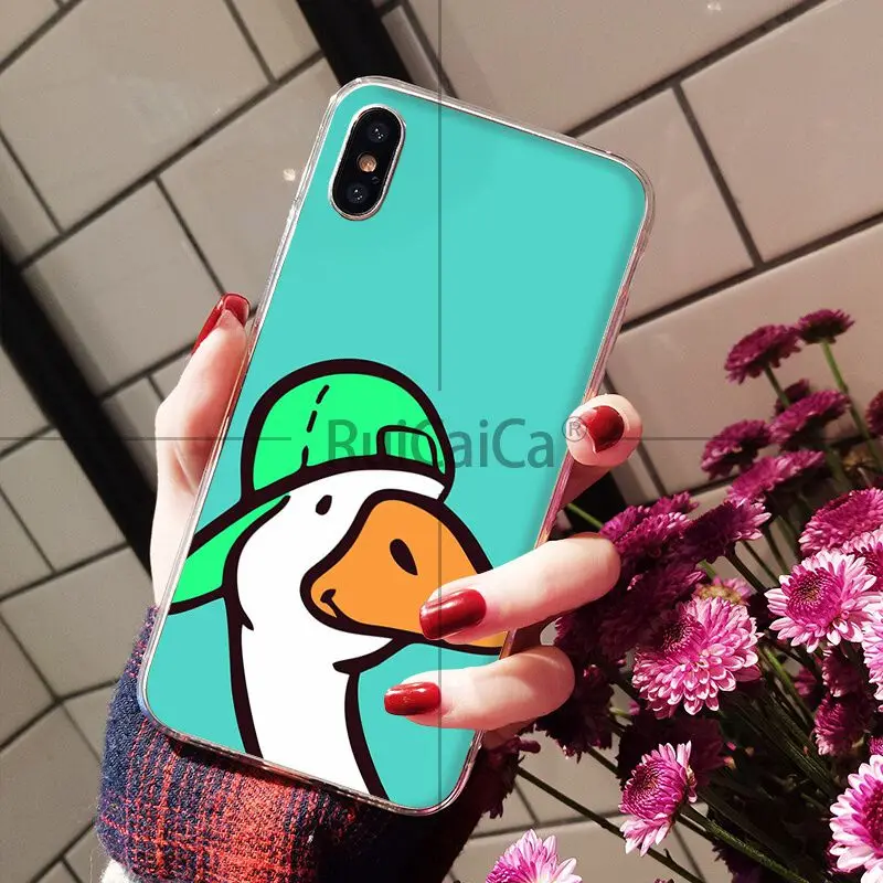 Super cute cartoon duck goose