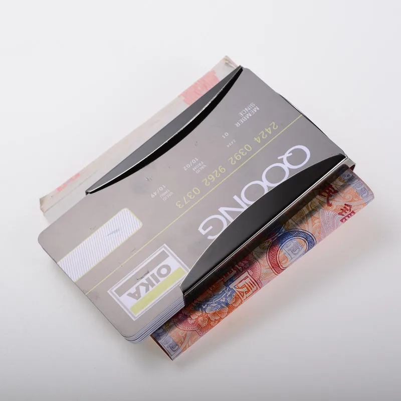 Lettering 3 Colors Men Money Clip Pocket Holder Wallet Bottle Opener Key Chain Cash Holder Tool Stainless Steel Belt Clip