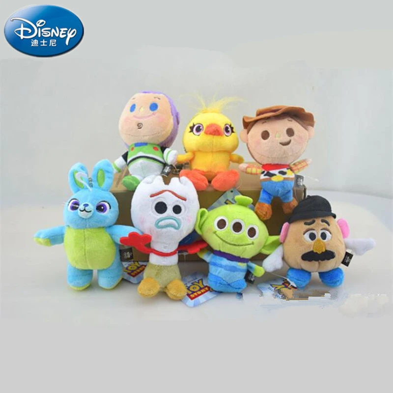 Disney Toy Story 4q Version Bashudi Fourche A Trois Yeux Bebe Lapin Canard Basse Pendentif Cle Boucle Peluche Peluche Jouets Pour Enfants Aliexpress