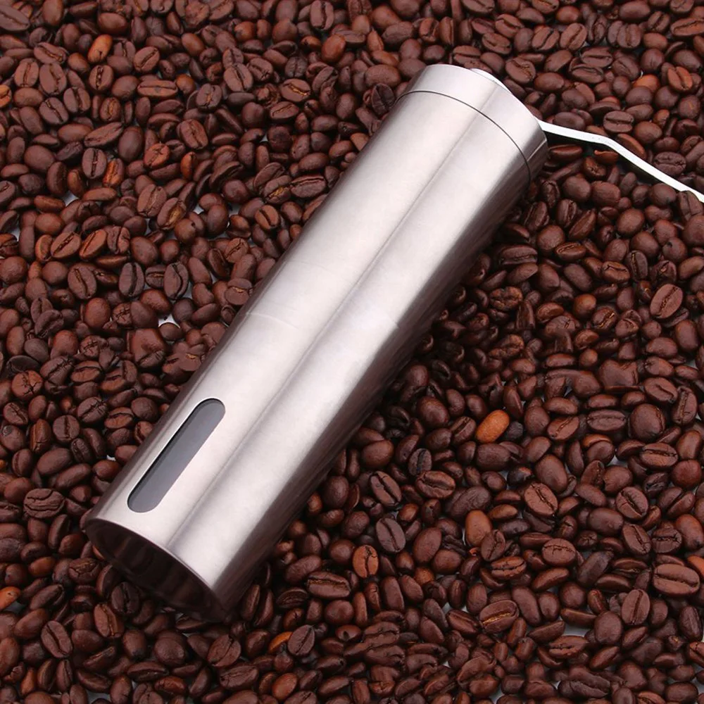 Hand Shake Coffee Bean Grinder Manual Stainless Steel 4.8*19cm Black/white Pepper Wear Resistance New Arrivals Hand Shake Coffee Bean Grinder Manual Stainless Steel 4.8*19cm Black/white Pepper Wear Resistance New Arrivals