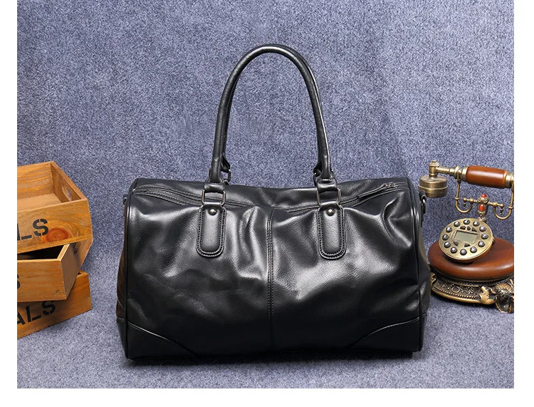 Массовая мужская дорожная сумка, Туристическая Сумка, деловая мужская сумка для отдыха, сумка на одно плечо, сумка из искусственной кожи