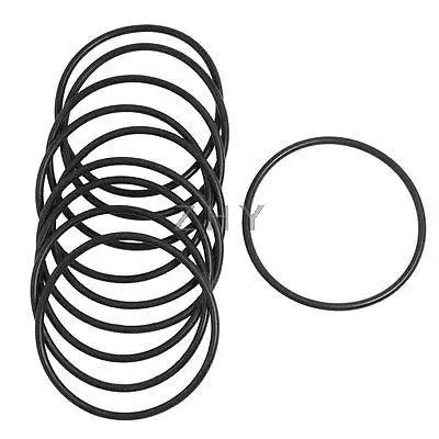 

10 Pcs 3mm x 68mm Rubber Sealing Oil Filter O Rings Gasket Black