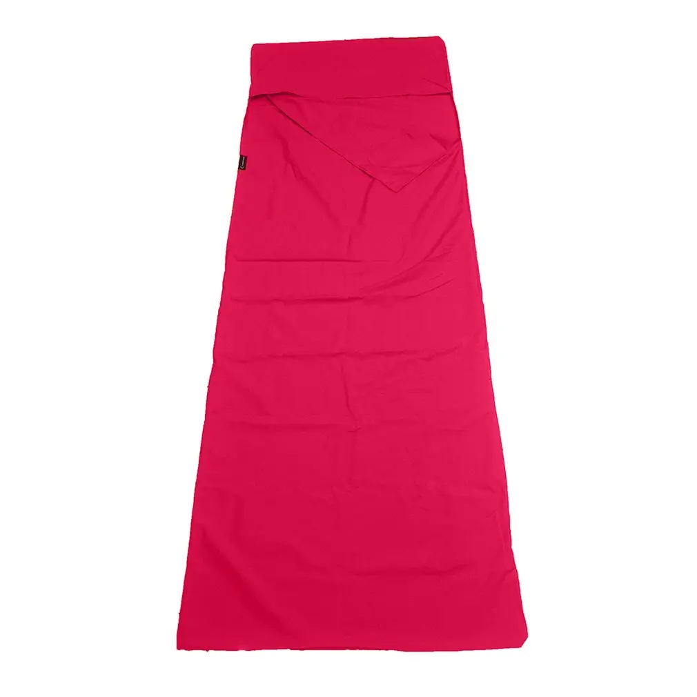 rose red115x210 Спальный мешок для путешествий Взрослый хлопок Сверхлегкий, Портативный Крытый отель простой и удобный спальный мешок - Цвет: rose red115x210