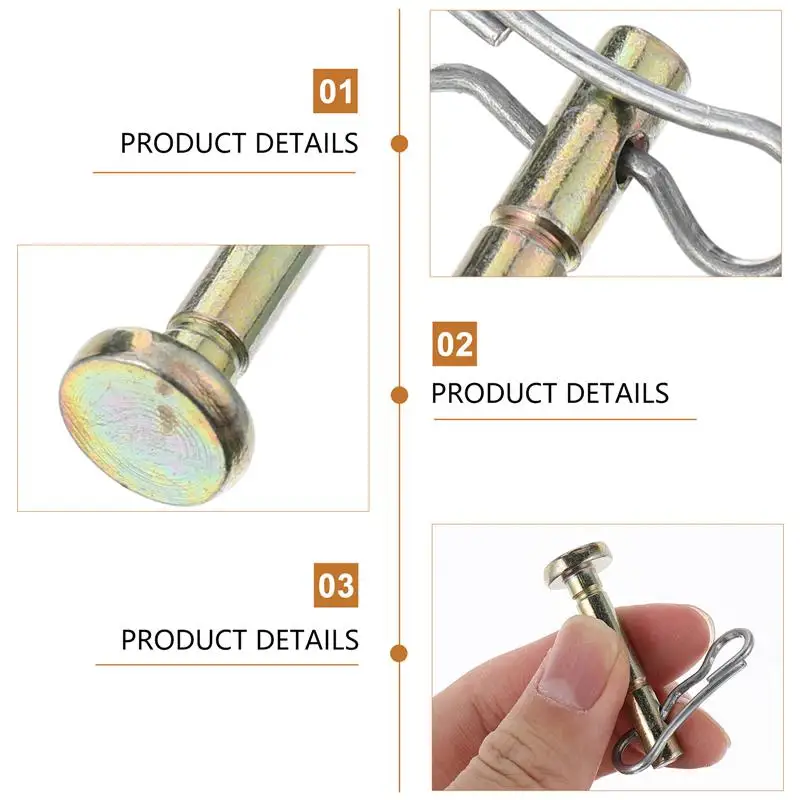 10 Set Shear Pin And Cotter Pin Compatible For 714-04040 738-04124 Snow Blowers Shear Pins & Cotter Pins